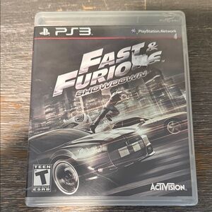 Fast & Furious Showdown for PS3 - Black